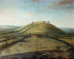 The hilltop site where the tower constructed is the highest point throughout the area.